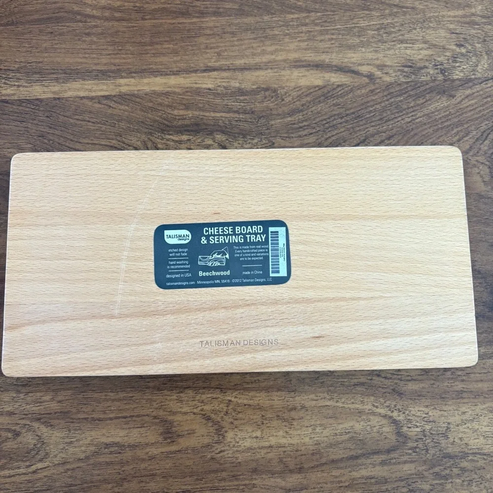 Talisman Designs California DR3MNG License Plate Cheese Board Serving Tray‎ Host